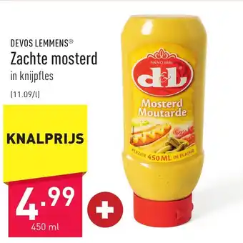ALDI Devos lemmens Zachte mosterd 450ml aanbieding