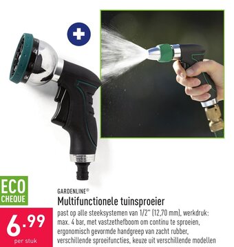 ALDI Gardenline Multifunctionele tuinsproeier aanbieding
