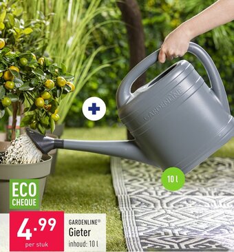 ALDI Gardenline gieter 10L aanbieding