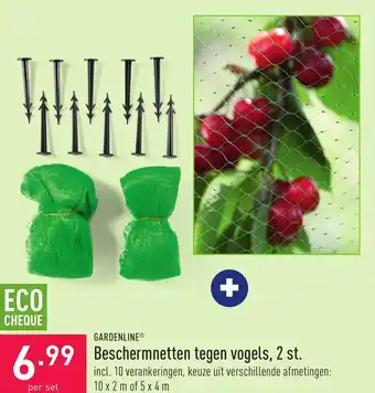 ALDI Gardenline Beschermnetten tegen vogels, 2 st. aanbieding