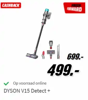 MediaMarkt Dyson V15 detect+ aanbieding