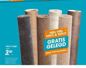 Kwantum Vinyl & tapijt aanbieding