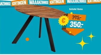 Kwantum Eettafel romo aanbieding