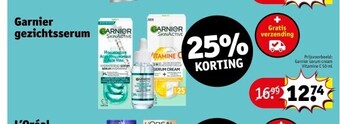 Kruidvat Garnier gezichtsserum aanbieding