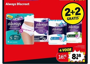 Kruidvat Always discreet aanbieding