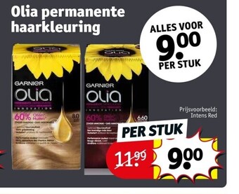 Kruidvat Olia permanente haarkleuring aanbieding