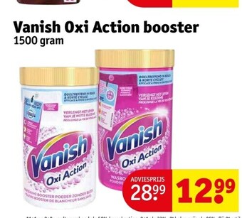 Kruidvat Vanish oxi action booster aanbieding