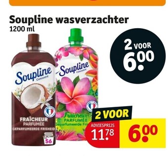 Kruidvat Soupline wasverzachter aanbieding