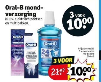 Kruidvat Oral-b mondverzorging aanbieding