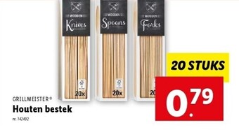 Lidl Houten bestek aanbieding