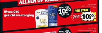 Kruidvat Nivea q10 gezichtsverzorging aanbieding