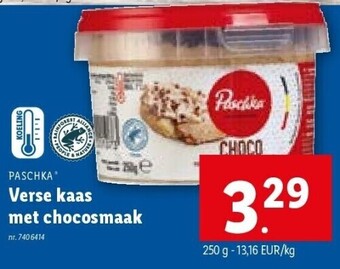 Lidl Verse kaas met chocosmaak aanbieding
