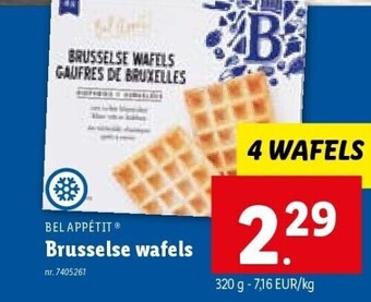 Lidl Brusselse wafels aanbieding