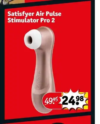 Kruidvat Satisfyer air pulse stimulator pro 2 aanbieding
