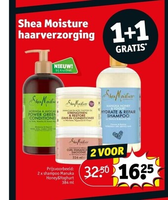 Kruidvat Shea moisture haarverzorging aanbieding