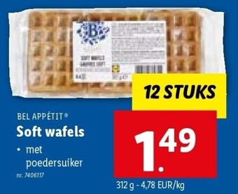 Lidl Soft wafels aanbieding