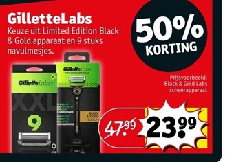 Kruidvat Gillettelabs aanbieding