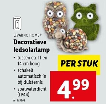 Decoratieve ledsolarlamp