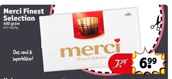 Kruidvat Merci finest selection aanbieding