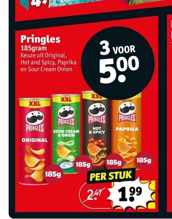 Kruidvat Pringles aanbieding