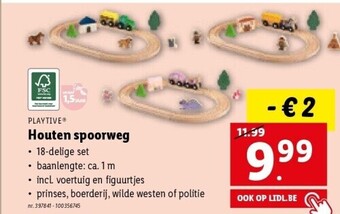 Lidl Houten spoorweg aanbieding