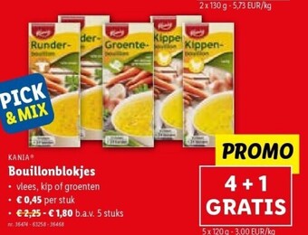 Lidl Bouillonblokjes aanbieding