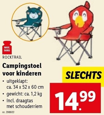 Lidl Campingstoel voor kinderen aanbieding