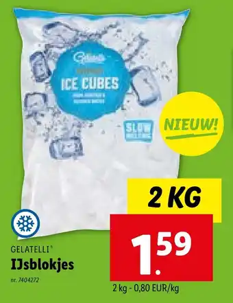 Lidl GELATELLIⓇ IJsblokjes 2kg nr 7404272 aanbieding