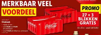 Lidl COCA-COLAⓇ Frisdrank aanbieding