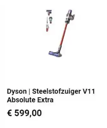 Krëfel Dyson | Steelstofzuiger V11 Absolute Extra aanbieding