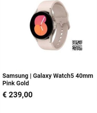 Krëfel Samsung Galaxy Watch5 40mm Pink Gold aanbieding