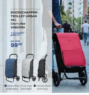 Supra Bazar Boodschappen trolley urban 38 l aanbieding
