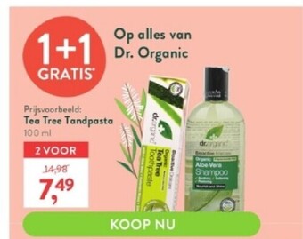 Holland & Barrett Tea tree tandpasta 100 ml aanbieding