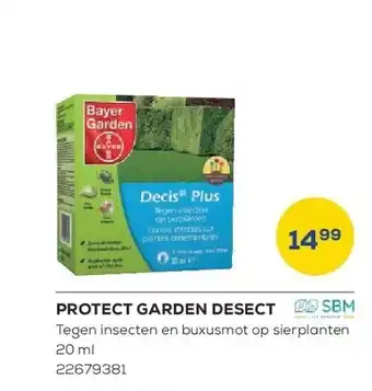 Supra Bazar Protect garden desect tegen insecten en buxusmot op sierplanten 20 ml aanbieding