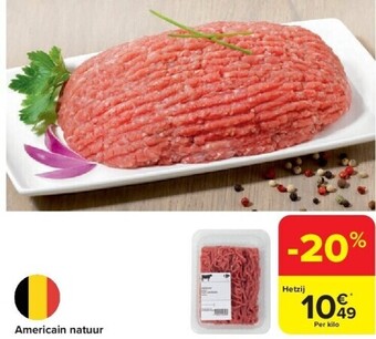 Carrefour Americain natuur aanbieding