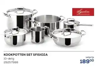 Supra Bazar Kookpotten set sfisioza 10-delig aanbieding