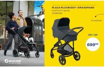Plaza plus buggy + draagmand