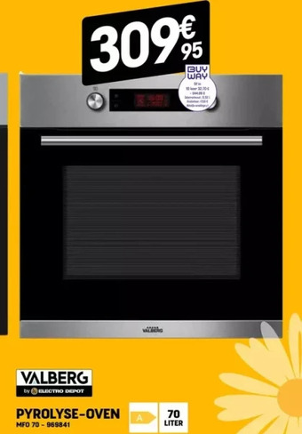 Electro Depot Pyrolyse-oven aanbieding