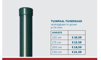 Zelfbouwmarkt Tuinpaal tuindraad aanbieding