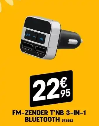 Electro Depot Fm-zender t'nb 3-in-1 bluetooth aanbieding