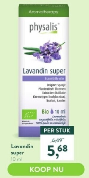 Holland & Barrett Lavandin super 10 ml aanbieding