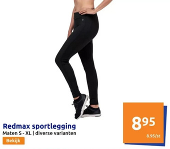 Action Redmax sportlegging aanbieding