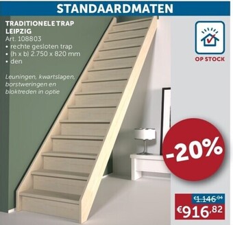 Zelfbouwmarkt Traditionele trap leipzig aanbieding