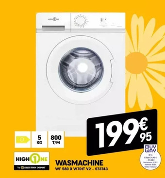 Electro Depot Wasmachine aanbieding