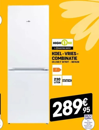 Electro Depot Koel-vries- combinatie aanbieding