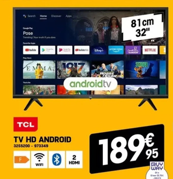 Electro Depot Tv hd android aanbieding