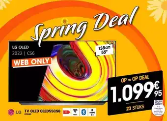 Lg tv oled oled55cs6  138 cm 55