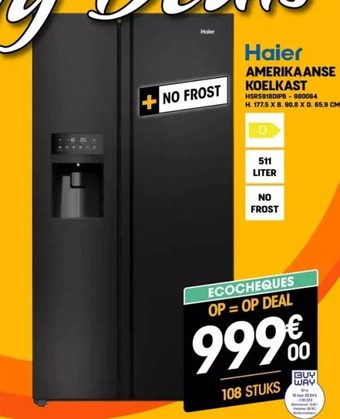 Electro Depot Amerikaanse koelkast aanbieding