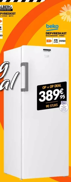 Electro Depot Diepvrieskast aanbieding