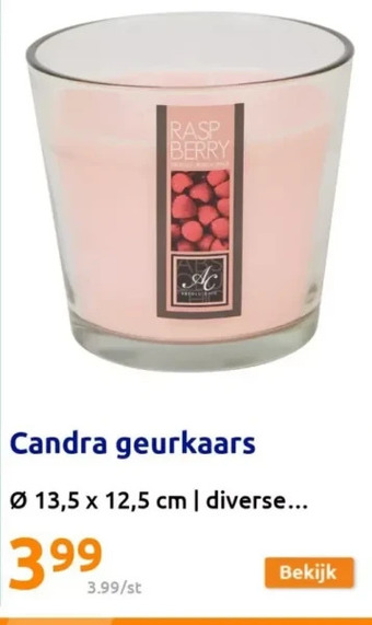Action Candra geurkaars aanbieding